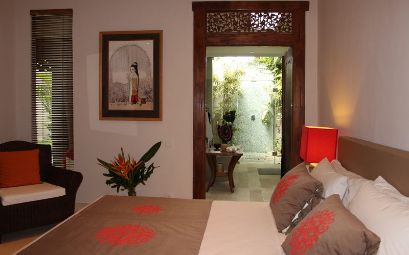 Villa Casa Bali bedroom orange room-2