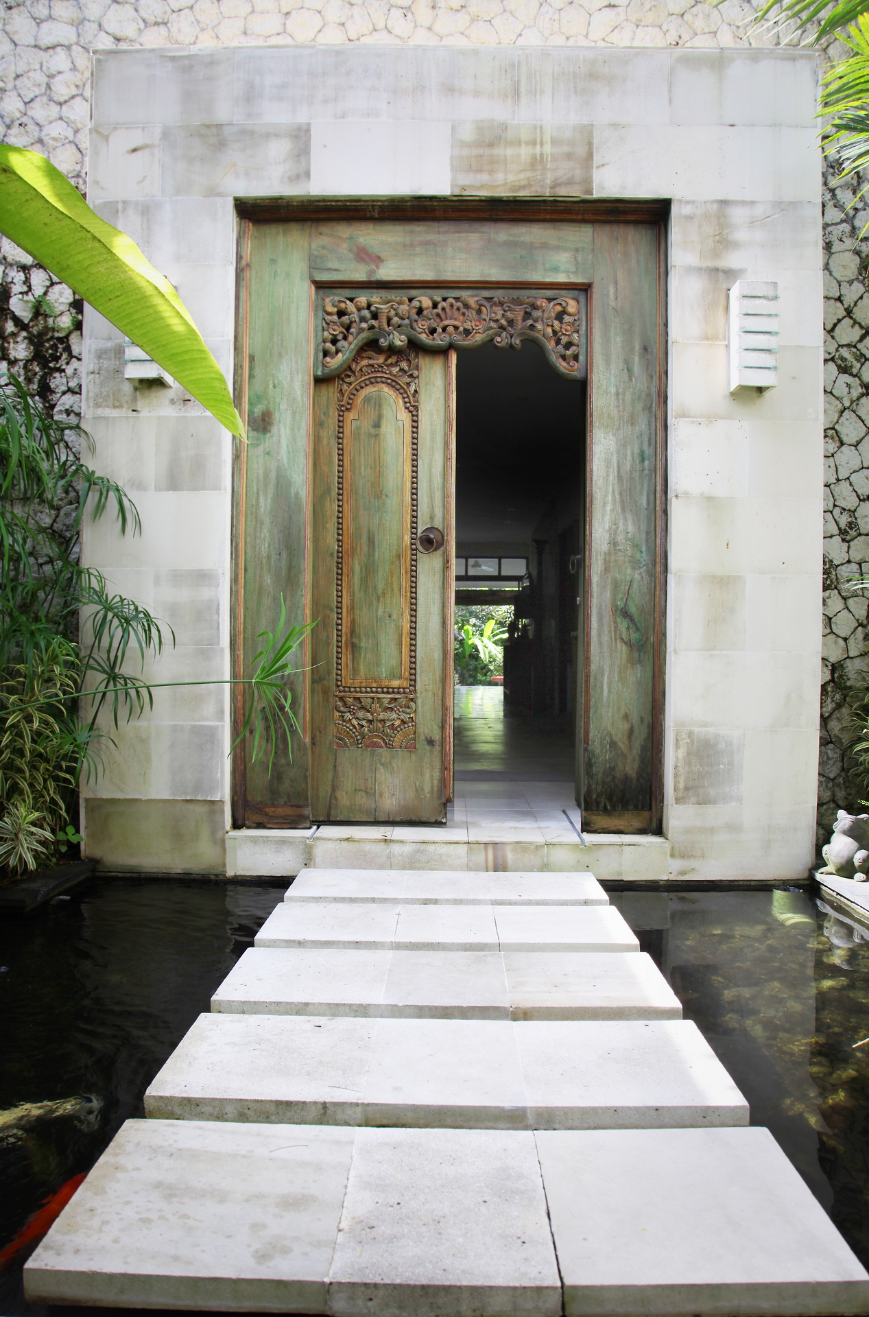 Villa Casa Bali Front Door Balinese